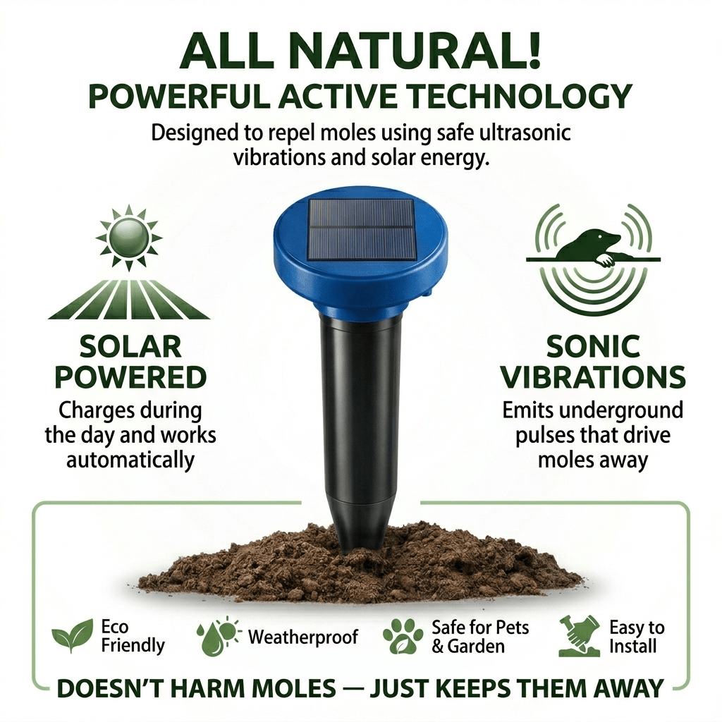 Keep Your Lawn Smooth and Mole - Free, Without the Mess, Traps, or Hassle - PestNeutral