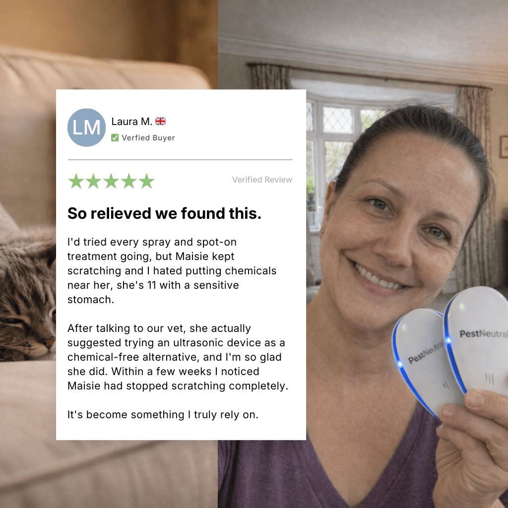 Ultrasonic Fleas Repeller - PestNeutral